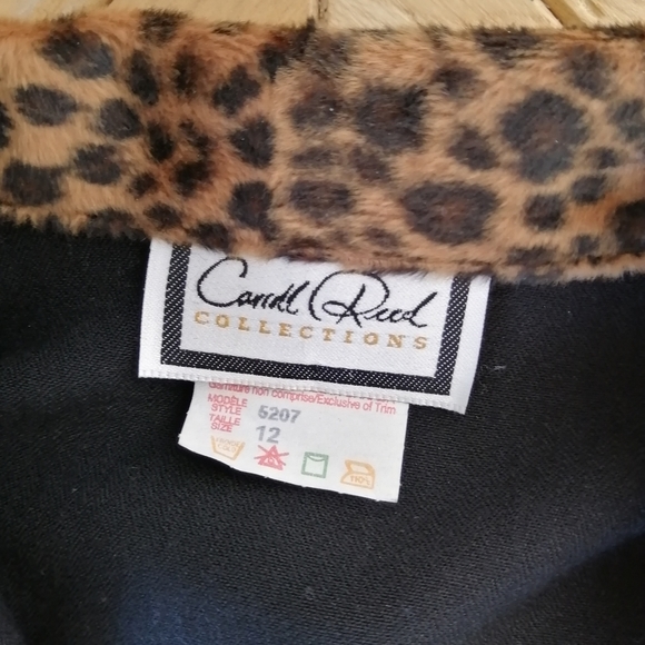CARROLL REED BLACK JACKET SIZE 12 - Picture 3 of 5